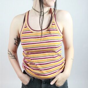 Madewell Audio Tank Top Striped Multicolor